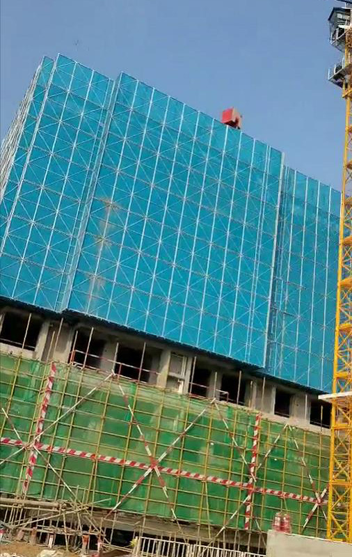 建築外牆黄瓜视频成人片防護網外層顏色的重要性